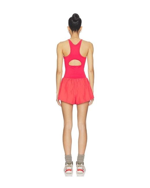Free People Red Fp Movement Carpe Diem Runsie