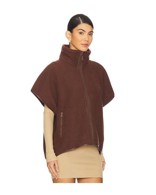 Chaleco Piel Sintética Eudora En Color Marrón Talla En Lamarque de color Brown