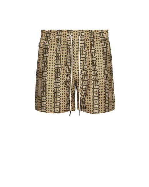 Oas Green Regalia Swim Shorts for men