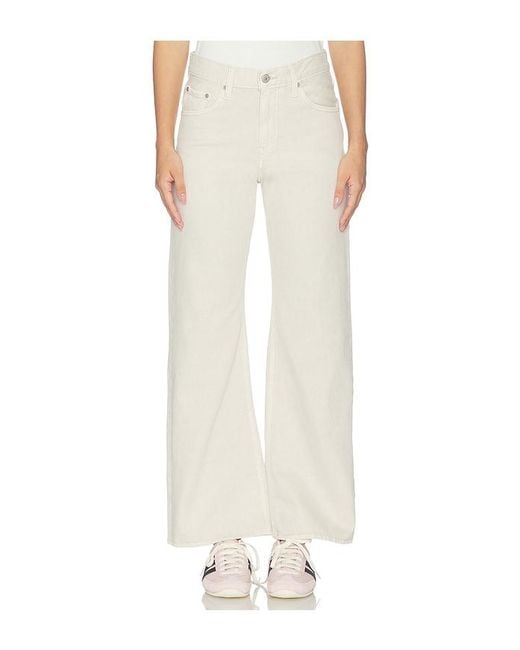 Levi's White Loose Boot Jeans