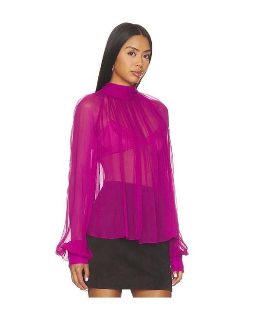 Ronny Kobo Pink Zenia Blouse