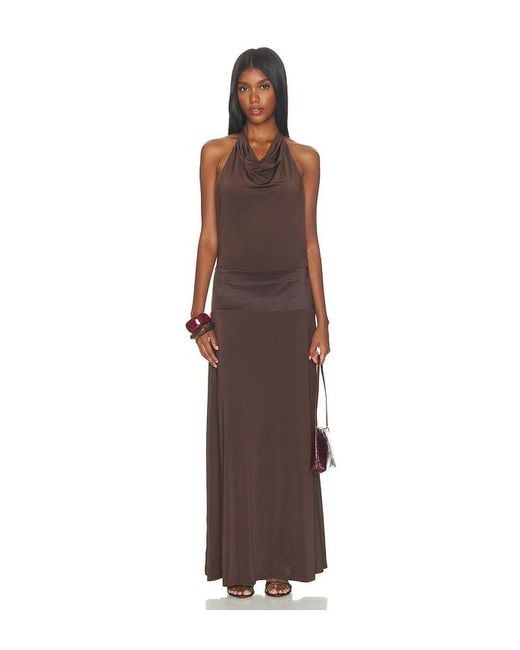 superdown Brown Anamarija Maxi Dress