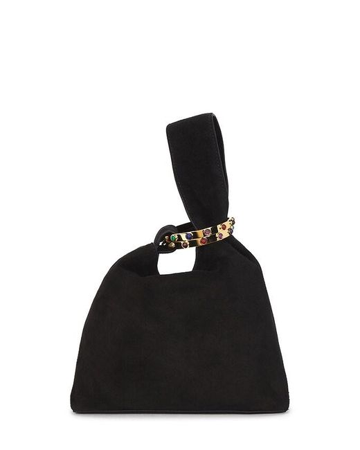Veronica Beard Black Suede Swing Bag