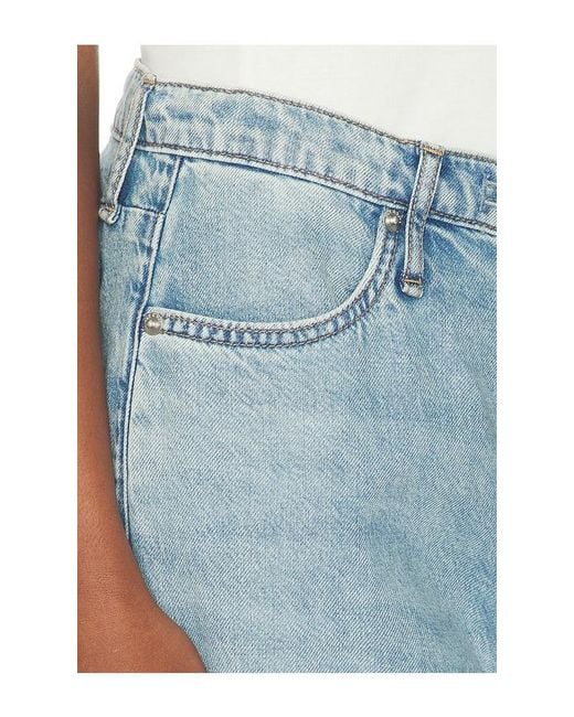 Rag & Bone Blue Featherweight Phoebe Drawstring Wide Jeans