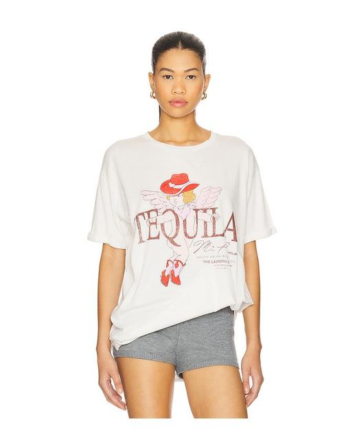 The Laundry Room Tequila Mi Amor オーバーサイズTシャツ White