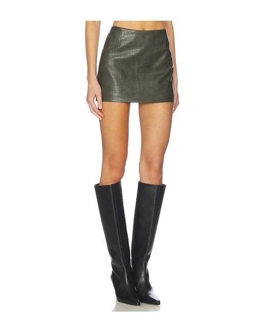 superdown Green Caroline Mini Skirt