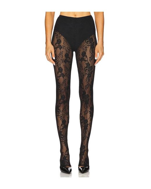 Norma Kamali Black Legging With Footie