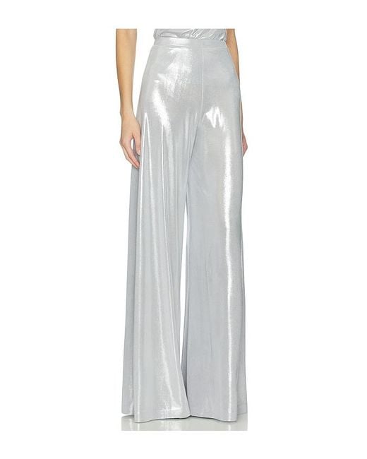 Norma Kamali White Bias Pant