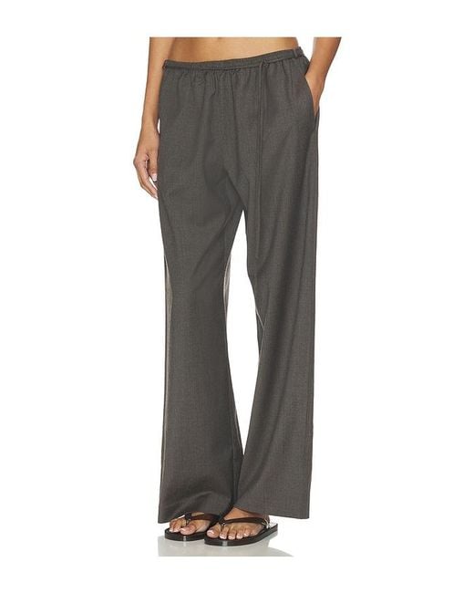St. Agni Gray Wool Everyday Pants