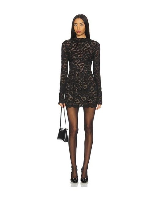 Nbd Black Asta Mini Dress