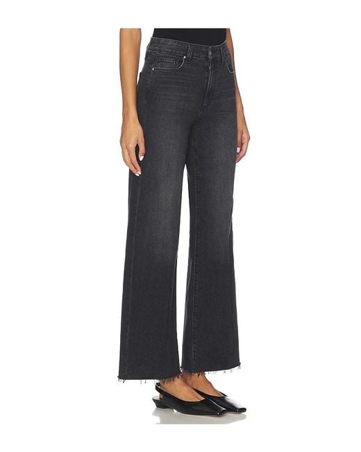 PAIGE Blue Anessa Wide Leg Jeans