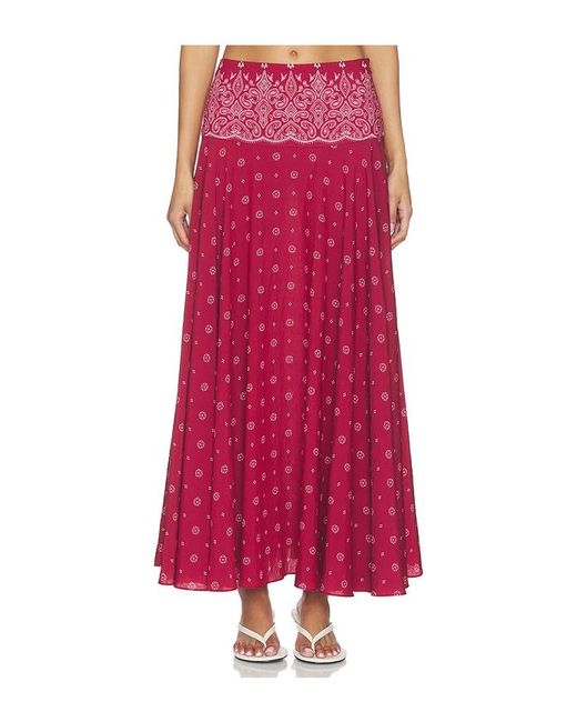 Devon Windsor Red Rylie Skirt