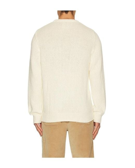 Faherty Brand Strick Heirloom in Natural für Herren