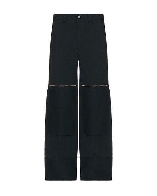 Halo Black Flex Waist Zip Cargo Pant