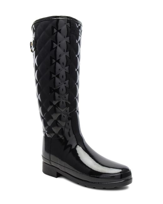 quilted hunter wellies
