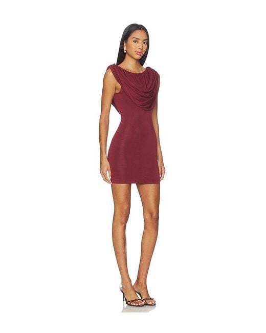 AYA MUSE Red Mist Mini Dress