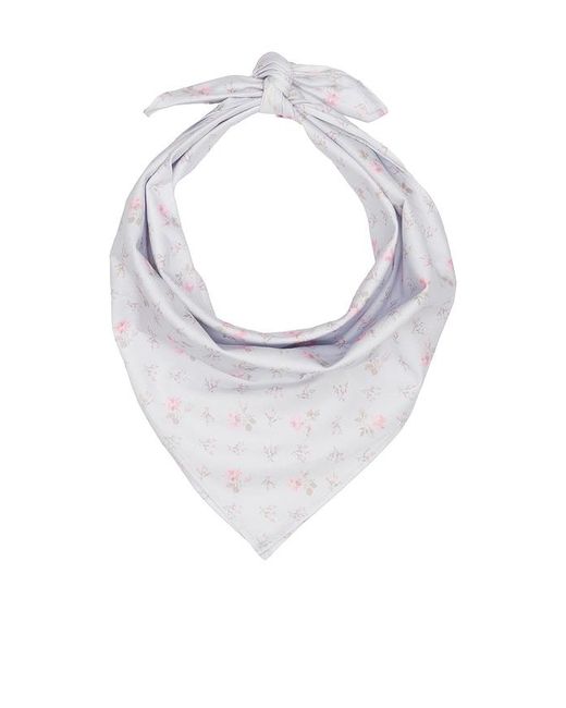 LoveShackFancy Blue Clem Head Scarf