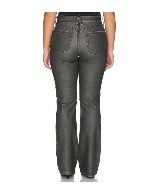 GOOD AMERICAN Black Good Classic Bootcut Faux Leather Pants