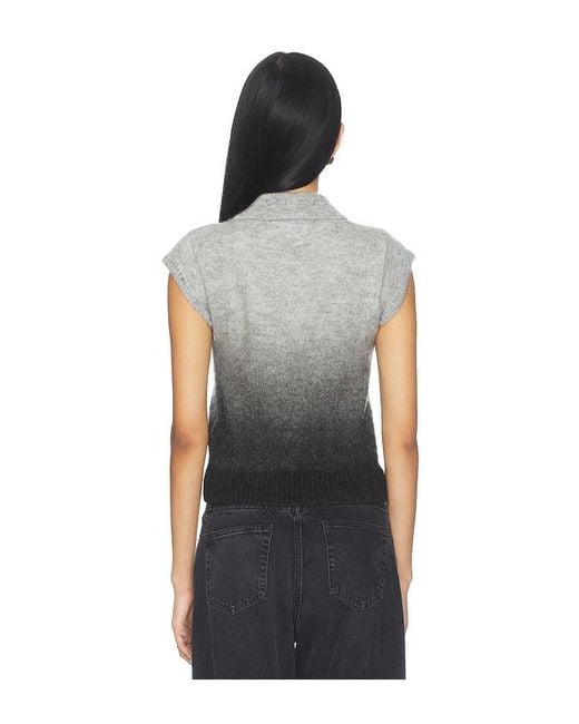 ALIGNE Black Lexi Knitted Polo Top