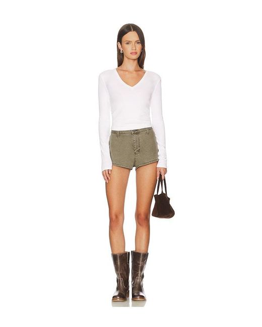 Free People White X We The Free Neria Long Sleeve