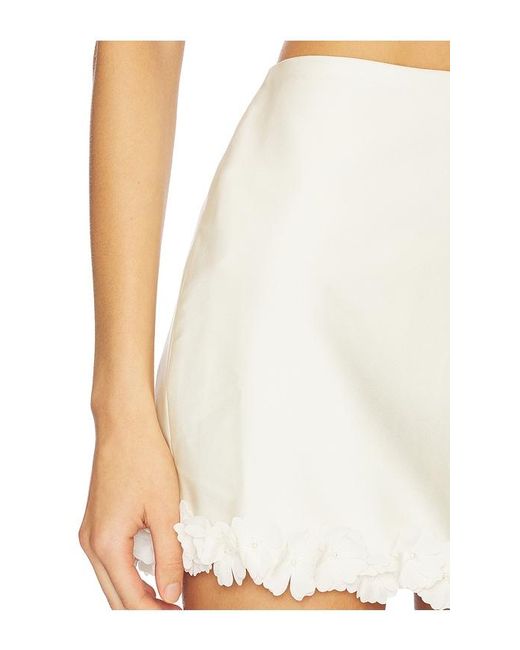 PATBO White Sunstone Mini Skirt