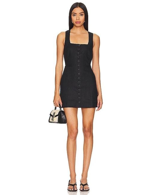 Faithfull The Brand Black Marinia Mini Dress