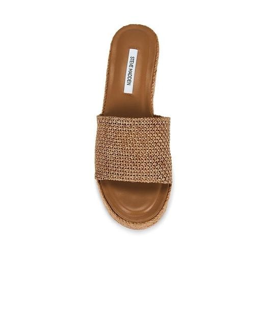 Steve Madden White Trippy Platform Sandal