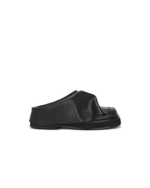 The Attico Black Mini Robin Sabot Flat