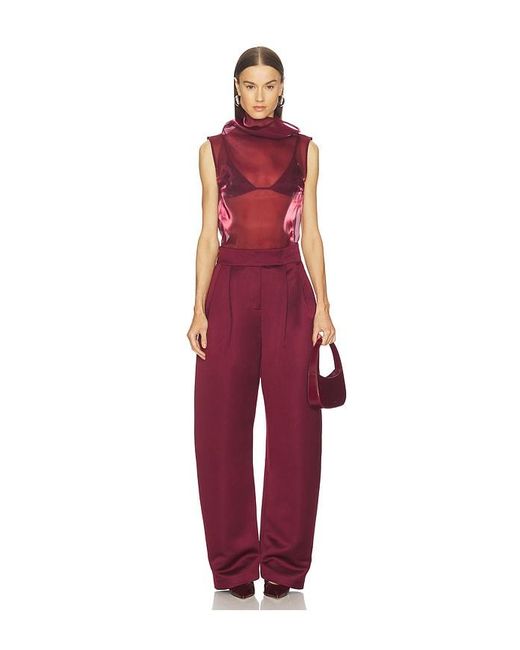 Camila Coelho Red Reese Pant