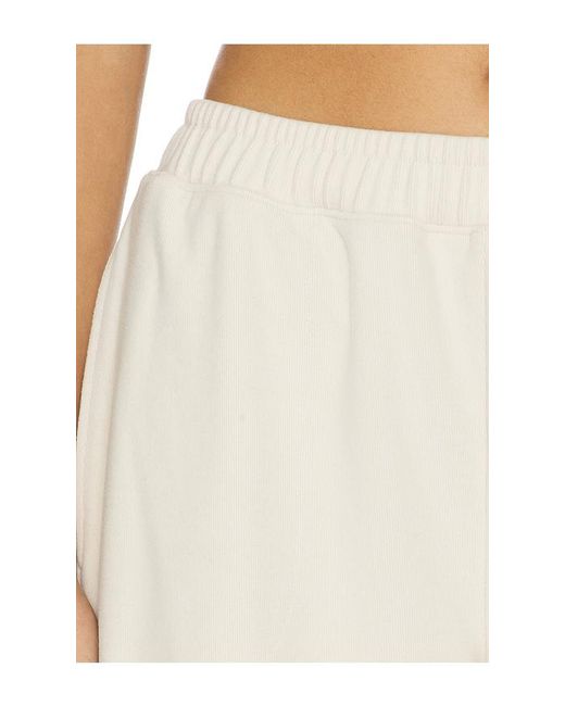 Varley White Brushedrib Slim Cuff 25 Pant