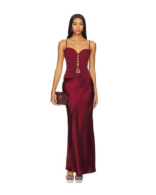 USISI SISTER Red Josie Top