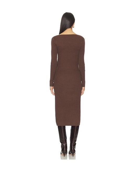 HATCH Brown The Dasha Dress