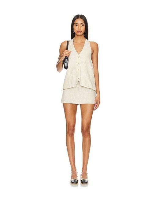 Lioness White Rhode Mini Skirt