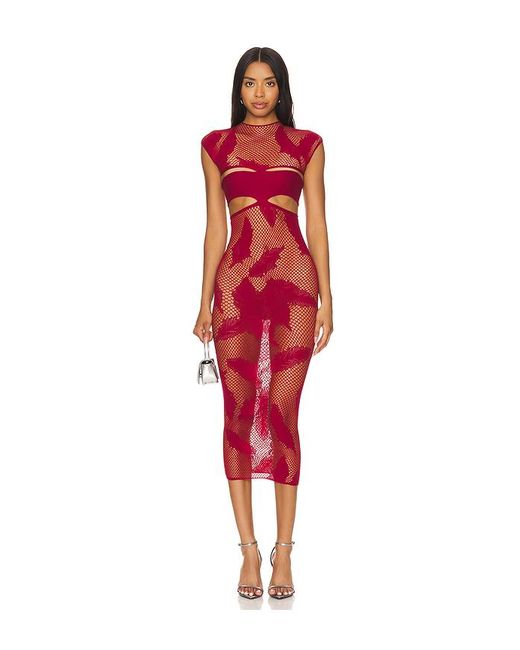 POSTER GIRL Red Ja'Mie Dress
