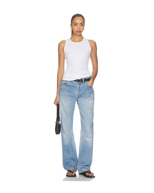 Commando Blue Geripptes Top Better Than Basic