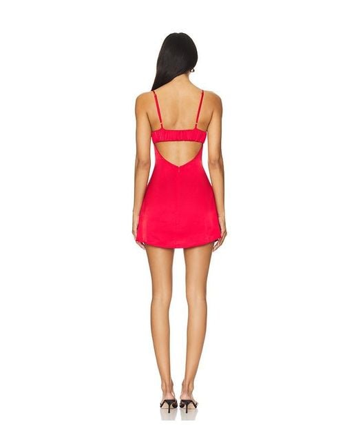 superdown Red Claire Mini Dress