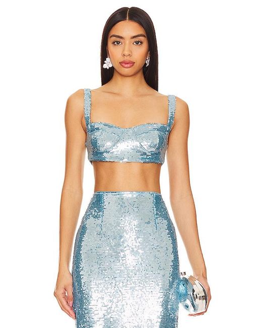 The New Arrivals Ilkyaz Ozel Blue Monique Top