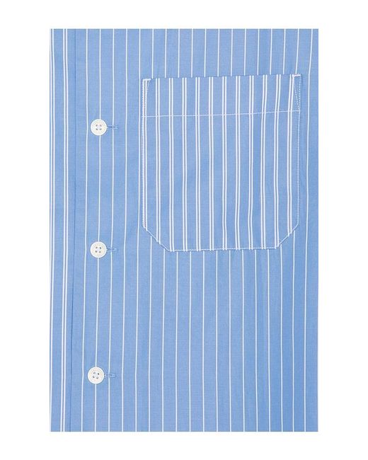 Rag & Bone Blue Avery Poplin Shirt for men
