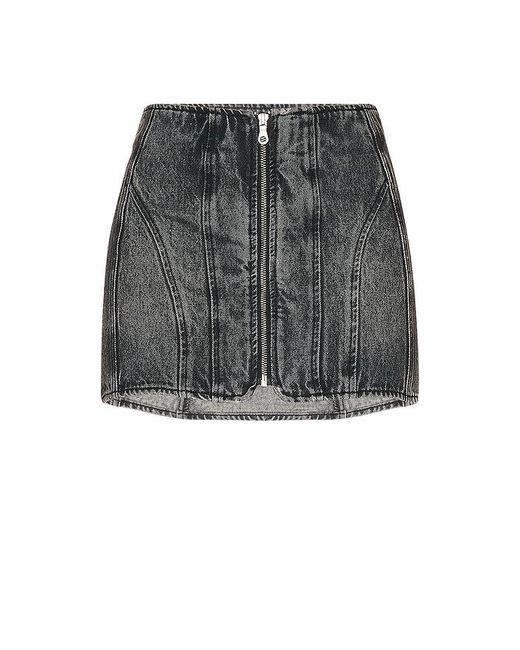 GRLFRND Blue Rey Racer Skirt