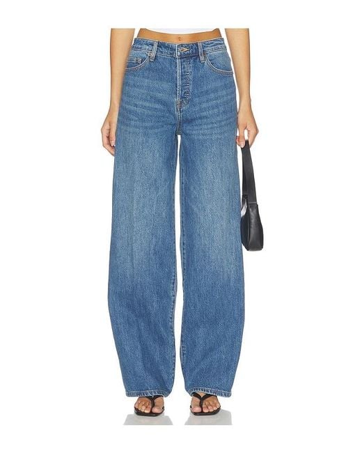 GOOD AMERICAN Blue Vintage High Wide Jeans