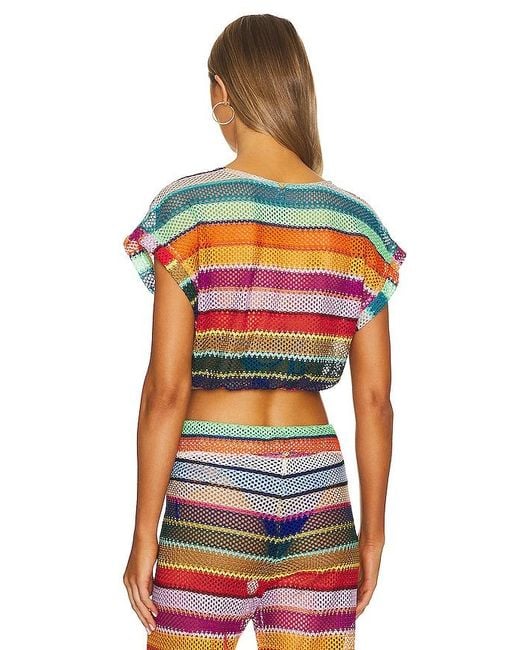 PQ Swim Red Renee Crop Top