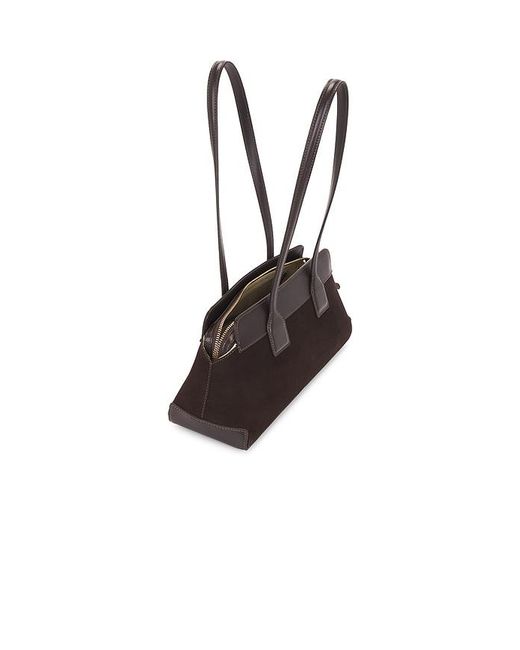 Flattered Black Greta Shoulder Bag