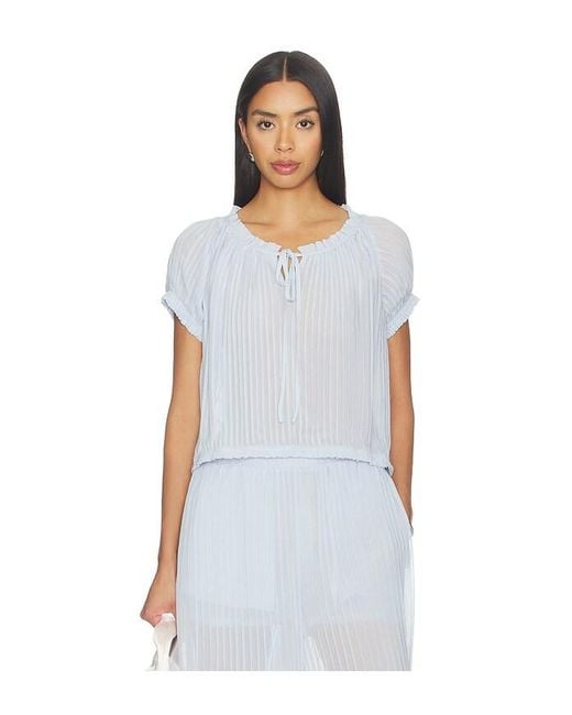 Steve Madden White Theodora Top