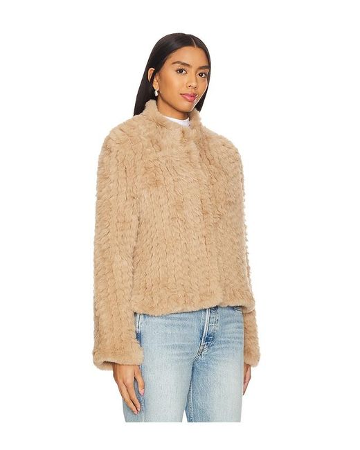 Heartloom Blue Keris Faux Fur Jacket