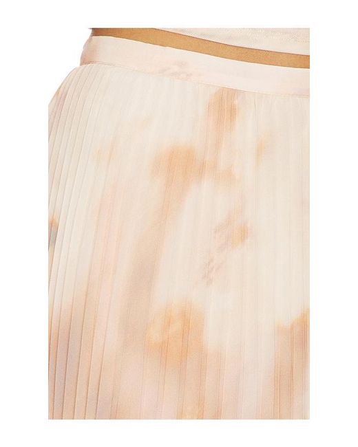 L'Agence Natural Torin Pleated Maxi Skirt