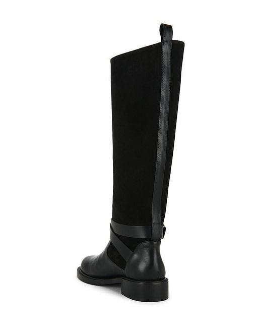 Stuart Weitzman Black Benni Riding Boot