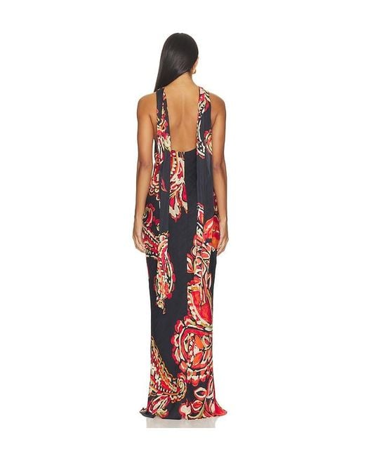 Amanda Uprichard Multicolor Ashton Maxi Dress