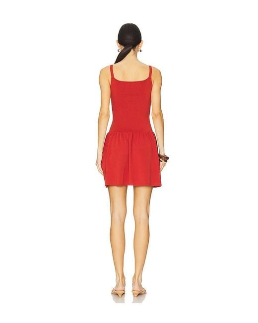 Faithfull The Brand Red Monique Mini Dress