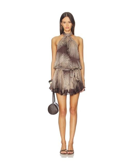 Rococo Sand Natural Mini Dress