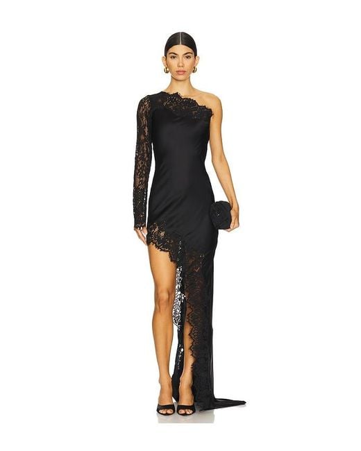 MAJORELLE Black Saskia Gown